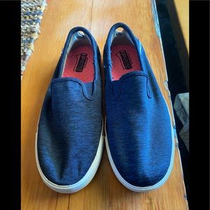 Skecher Goga Mat Womens Size 7 Blue Slip On Shoe